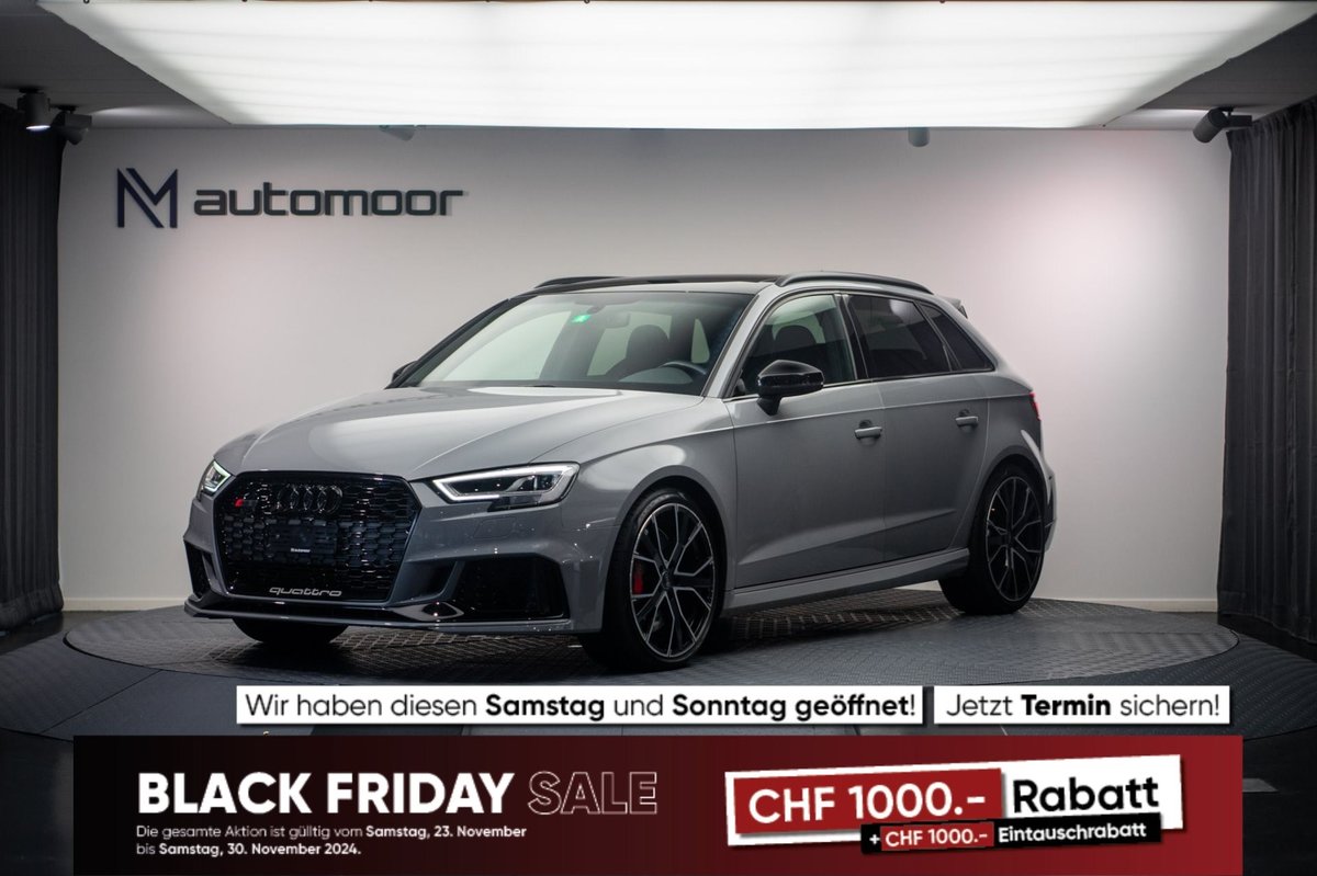 AUDI RS3 Sportback 2.5 TFSI quattr gebraucht für CHF 39'800,