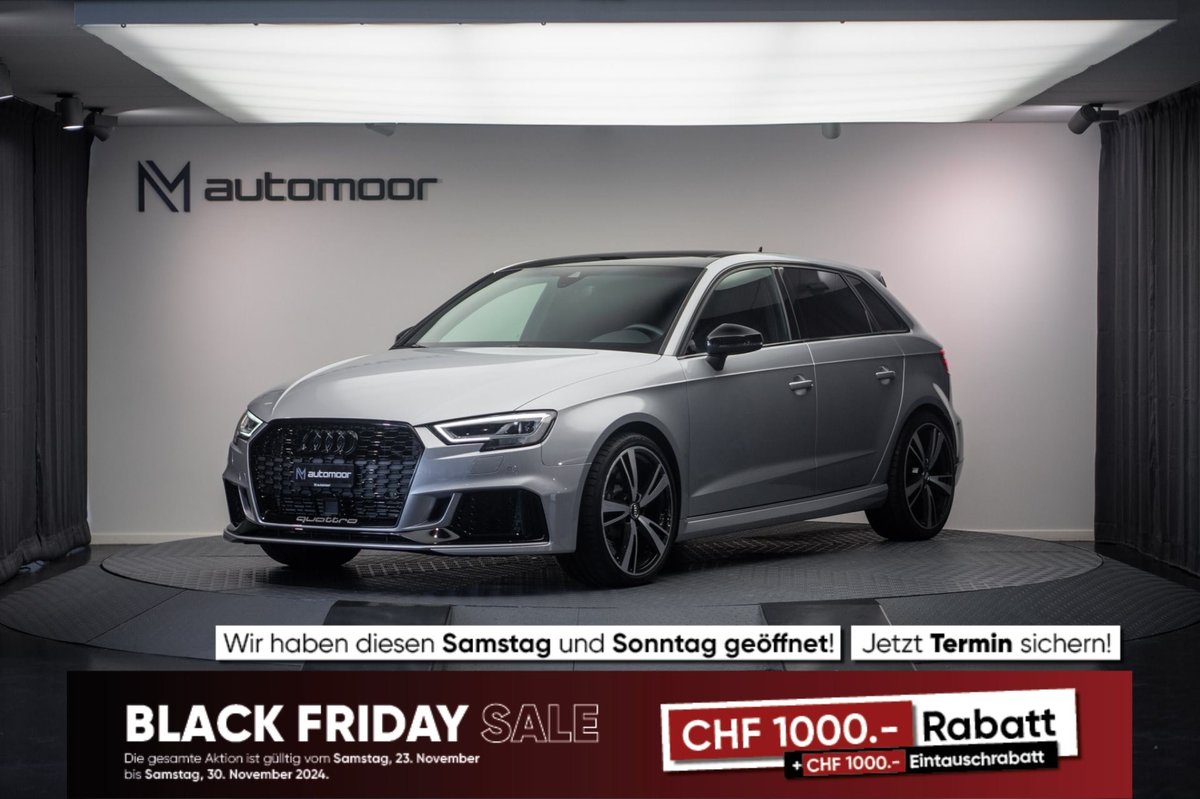 AUDI RS3 Sportback 2.5 TFSI quattr gebraucht für CHF 46'800,