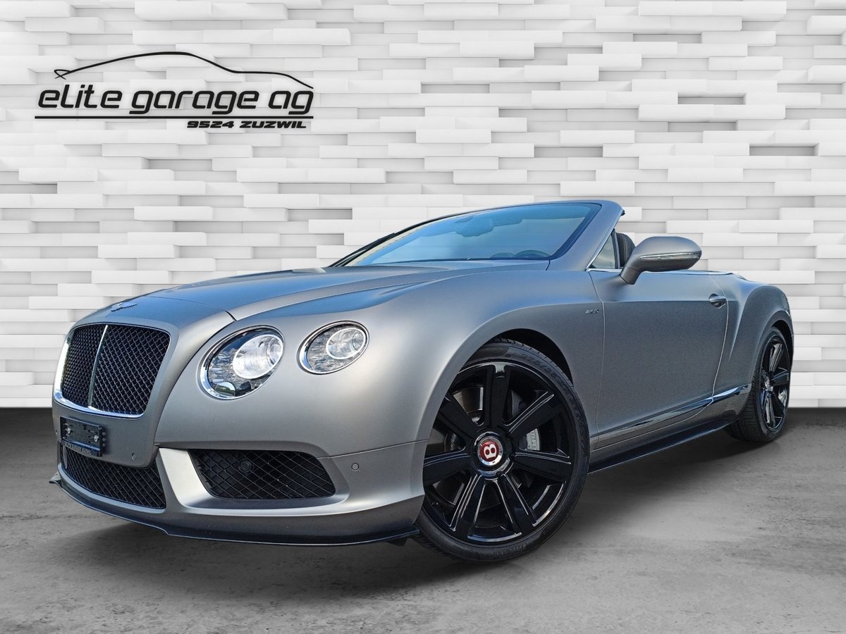 BENTLEY Continental GTC 4.0 V8 S gebraucht für CHF 104'800,