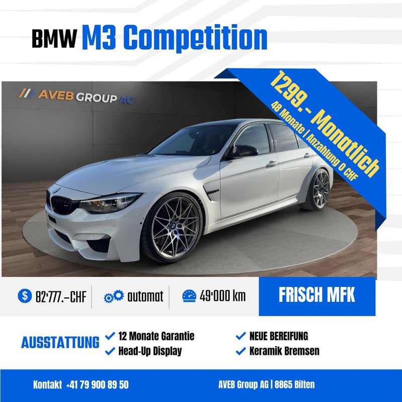 BMW M3 gebraucht für CHF 82'777,