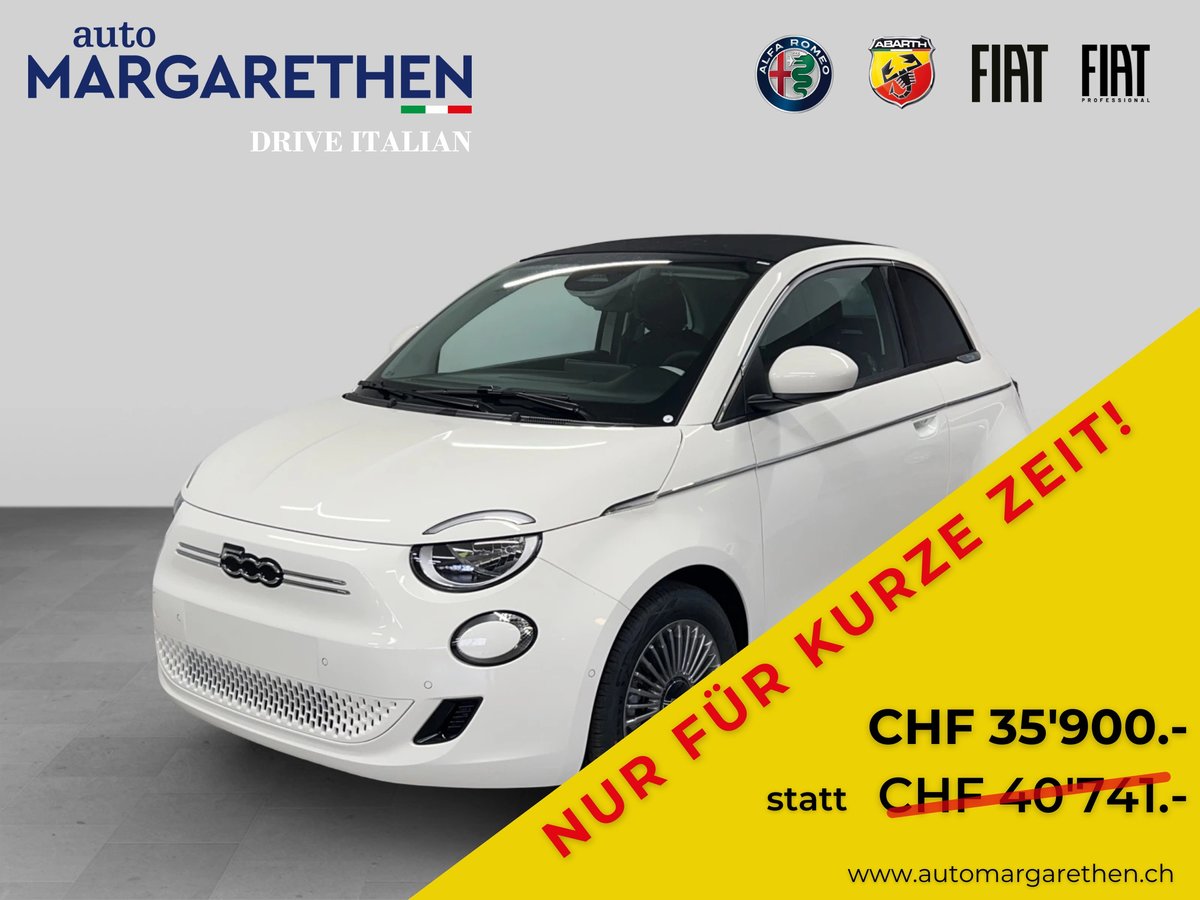 FIAT 500 C el 87 kW Swiss Edit neu für CHF 35'900,