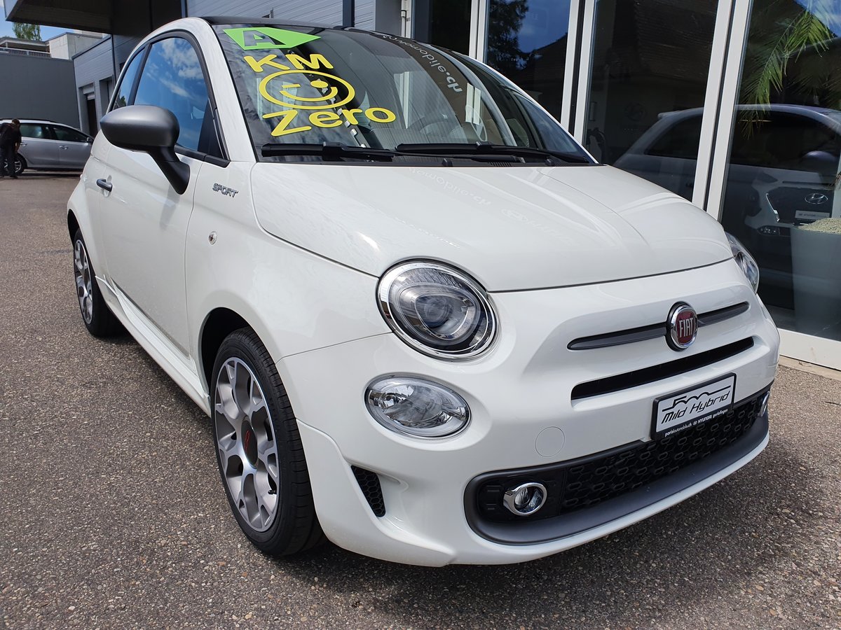 FIAT 500 1.0 N3 MildHybrid Sport gebraucht für CHF 13'990,