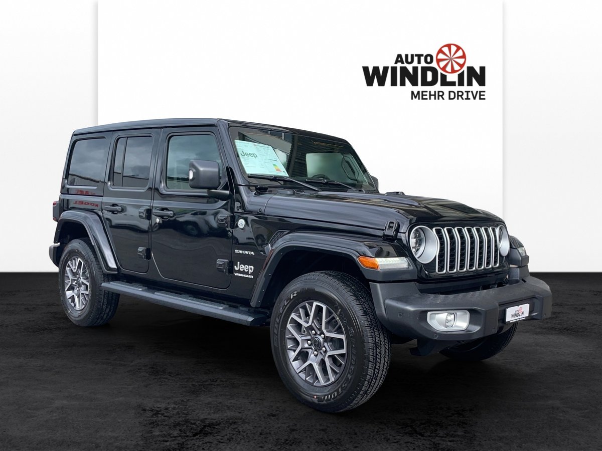 JEEP Wrangler 2.0 Turbo Sahara Pow neu für CHF 75'100,