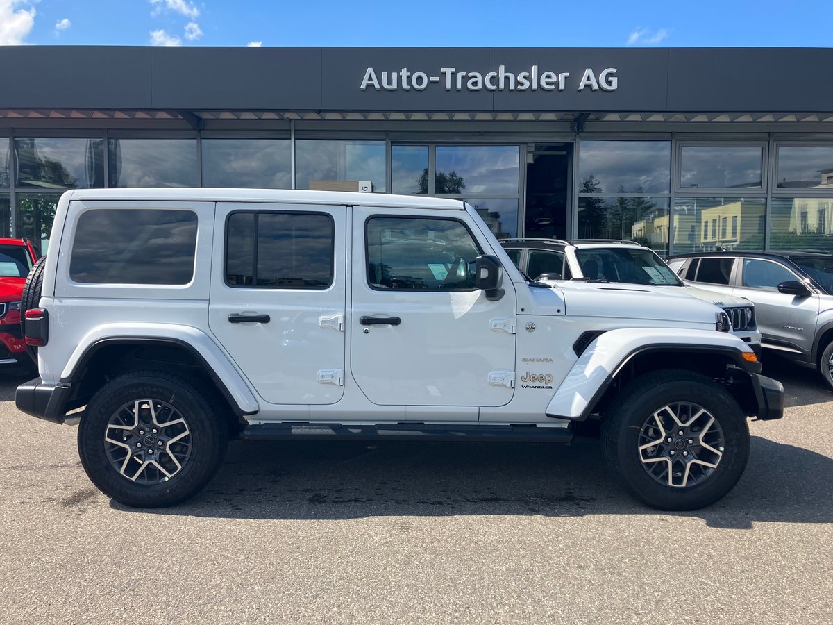 JEEP Wrangler 2.0 Turbo Sahara Pow neu für CHF 70'900,