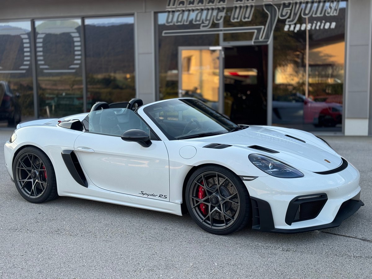 PORSCHE 718 Spyder RS Weissach neu für CHF 204'900,