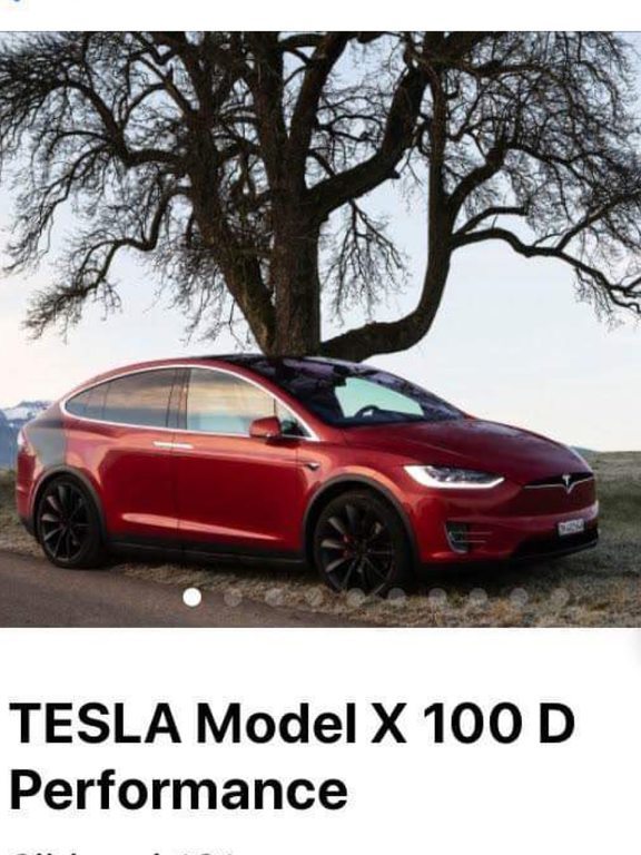 TESLA Model X 100 Performance D gebraucht für CHF 38'000,