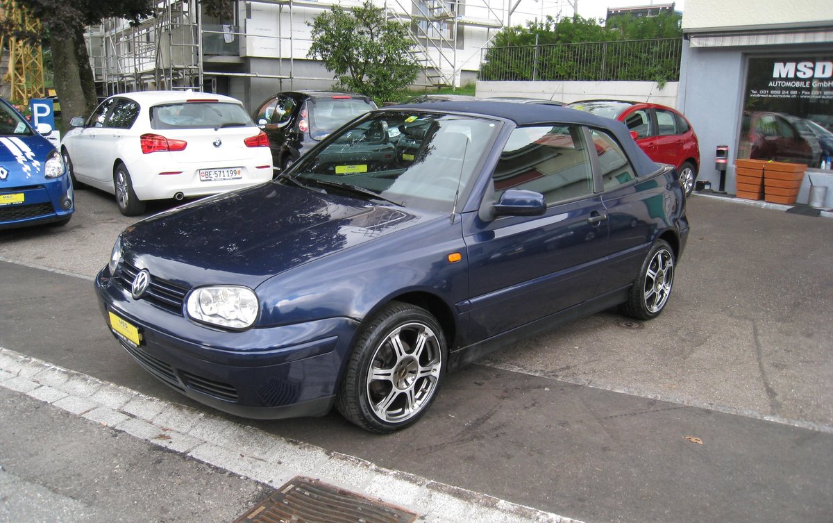 VW Golf Cabriolet 2000 Highline gebraucht für CHF 4'700,