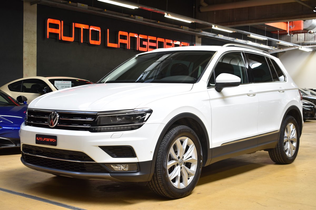 VW Tiguan 2.0 TDI SCR Highline 4Mo gebraucht für CHF 31'999,