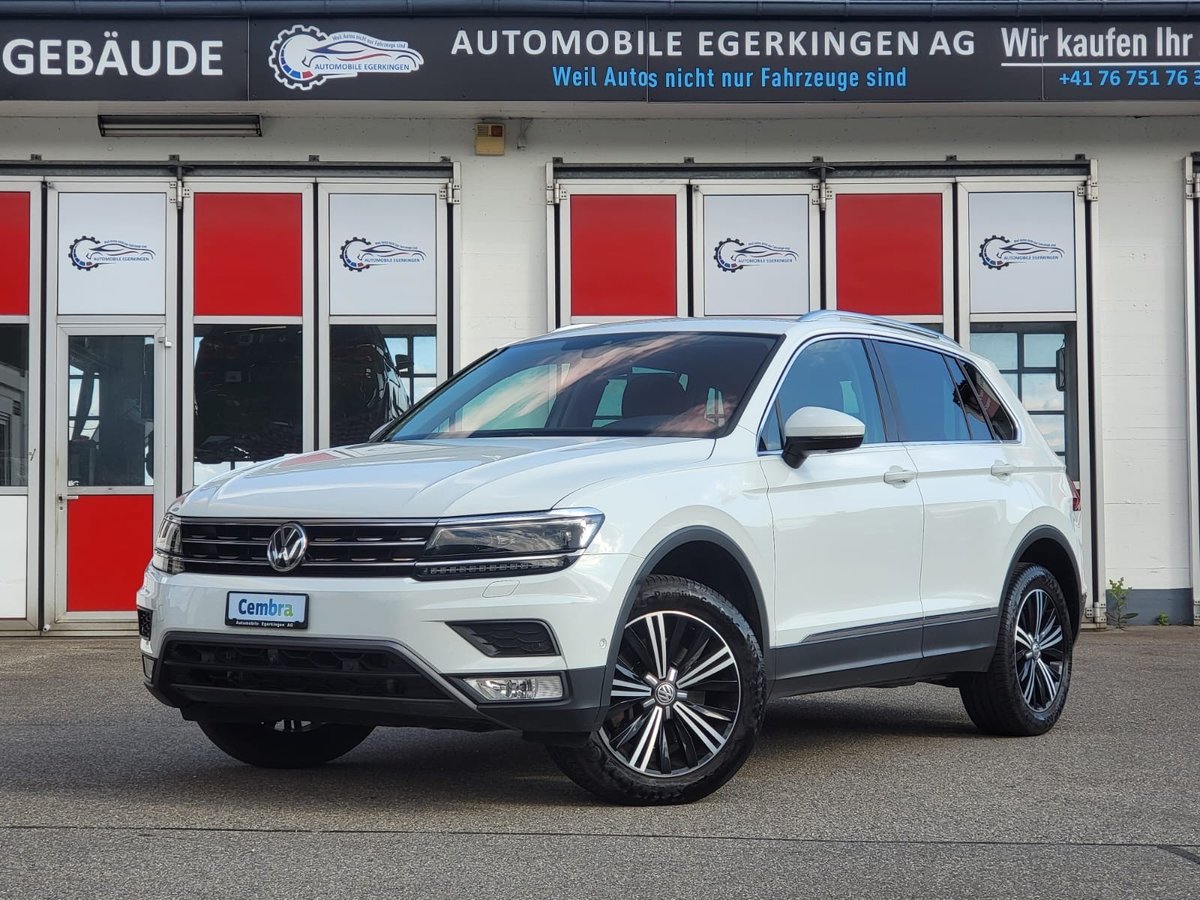 VW Tiguan 2.0 TDI SCR Highline 4Mo gebraucht für CHF 24'700,